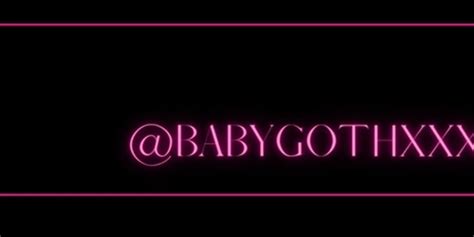 babygoth leaked onlyfans|babygothxxx Nude Leaked OnlyFans